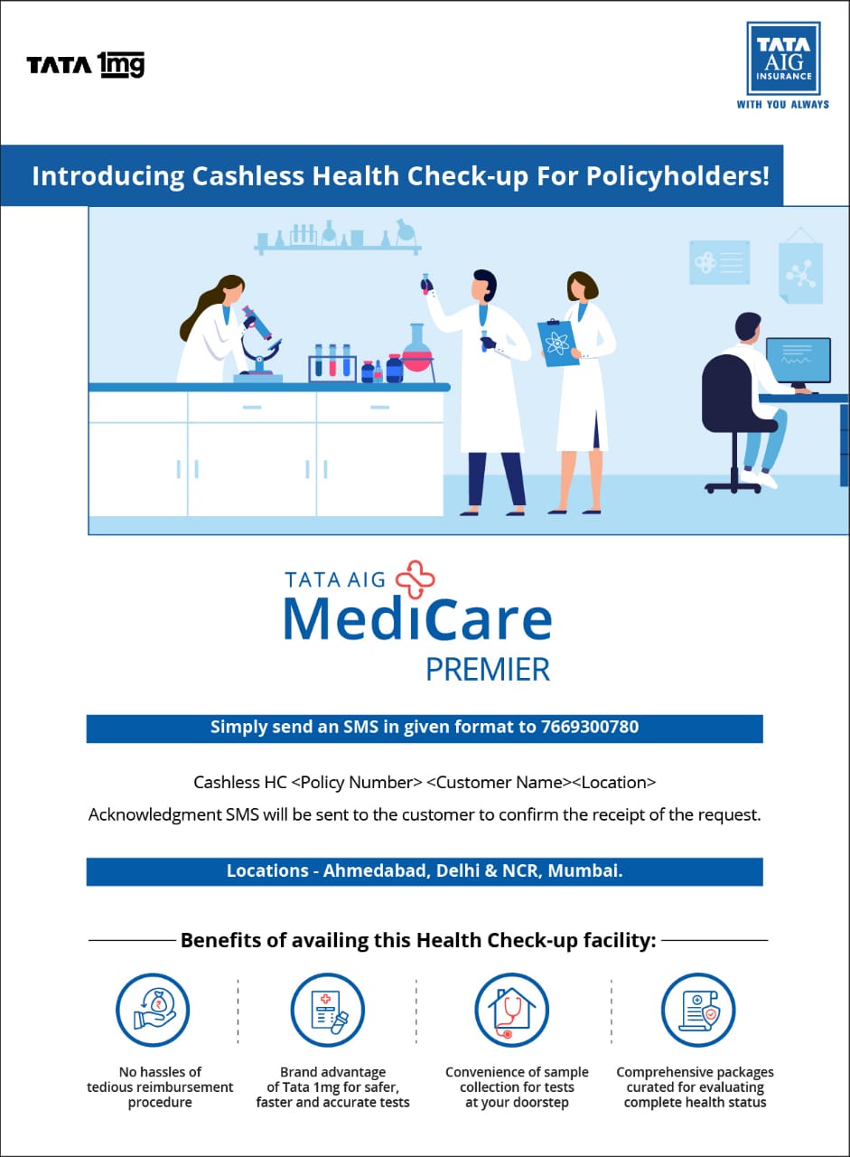 Seamless Cashless Health Check-Ups for Every Policyholder!